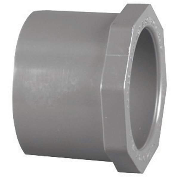 Charlotte Pipe And Foundry Charlotte Pipe Schedule 80 1 in. Spigot X 3/4 in. D Slip PVC Reducing Bushing 1 pk PVC 08107 1600 - main